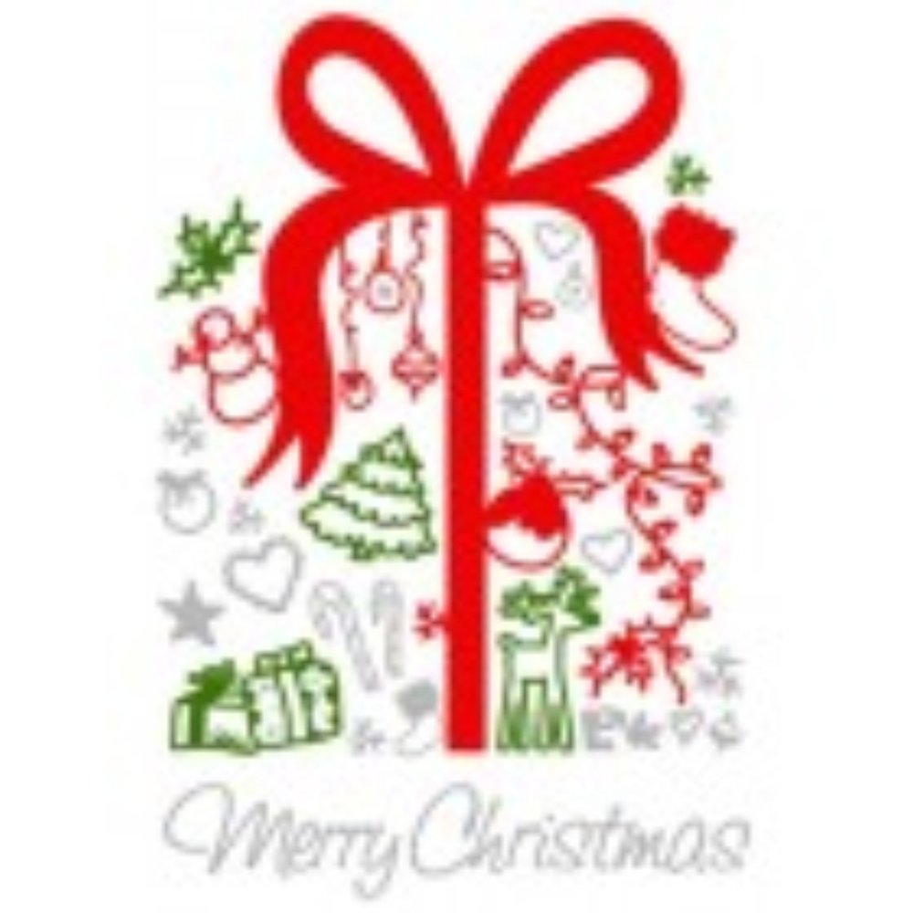 Couture Creations 4x6 Christmas PRESENTS  embossing folder
